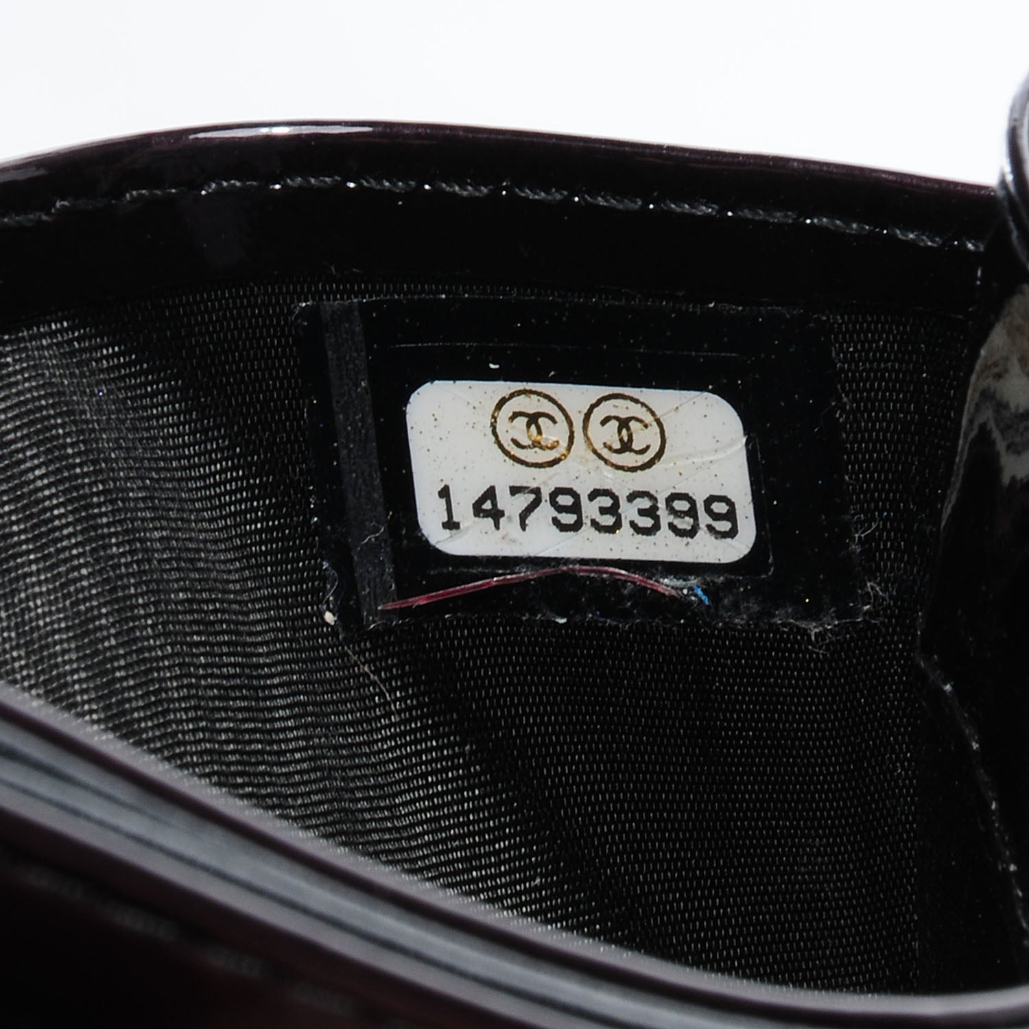 Chanel Patent Camellia Card Holder Black 8 of 8