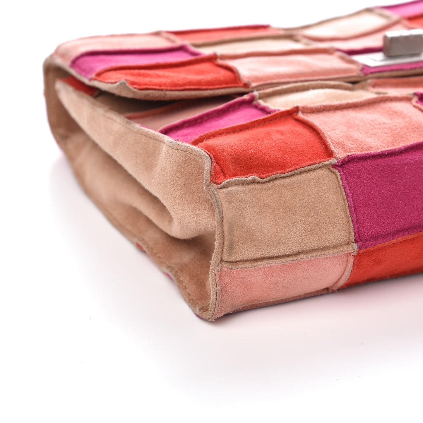 Suede Patchwork Medium Mademoiselle Flap Multicolor