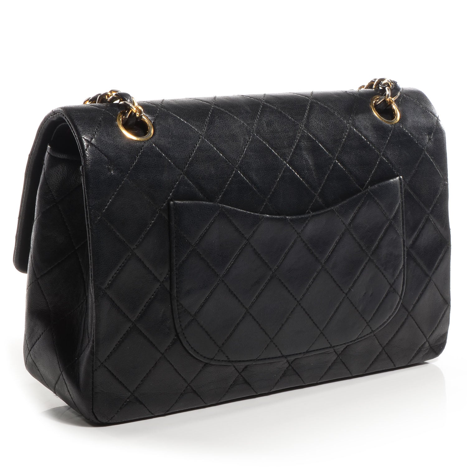 Chanel Lambskin Medium Double Flap Black 3 of 9