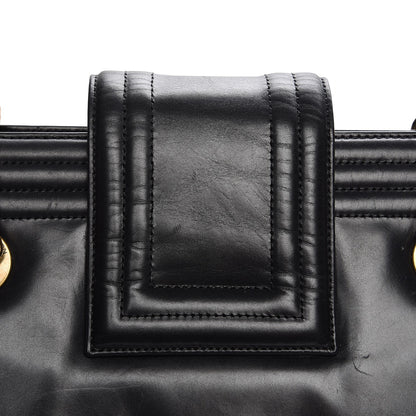 Chanel Glazed Calfskin Boy Tote Black 10 of 11