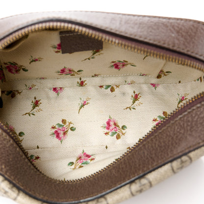 Gucci GG Supreme Monogram Web Neo Vintage Shoulder Bag Beige New Acero Crop 5 of 12
