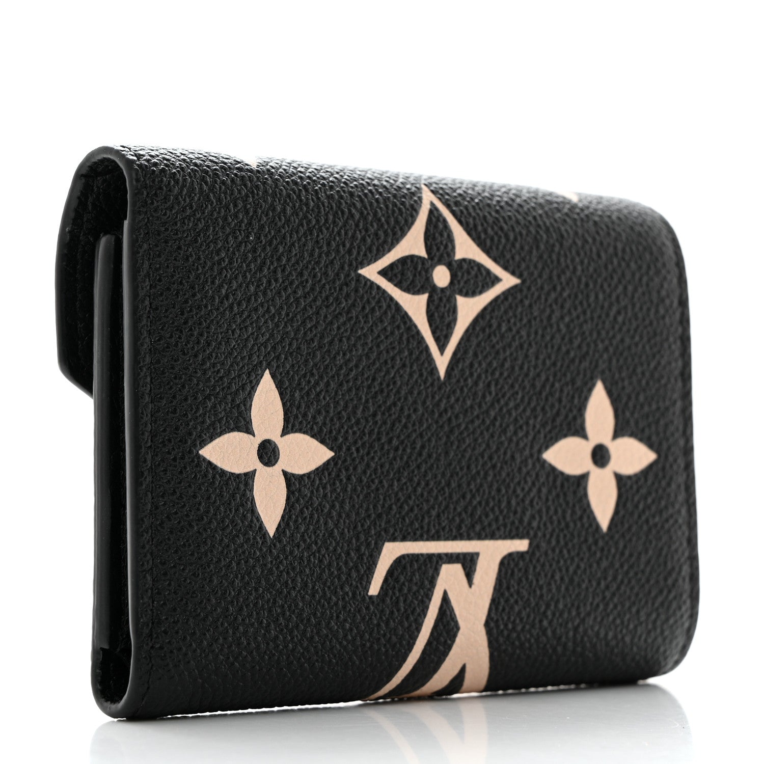 Louis Vuitton Empreinte Monogram Giant Victorine Wallet Black Beige 3 of 7