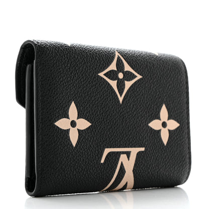 Louis Vuitton Empreinte Monogram Giant Victorine Wallet Black Beige 3 of 7