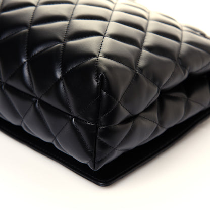 Balenciaga Nappa Calfskin Quilted Large Touch B Shoulder Bag Black 12 of 16