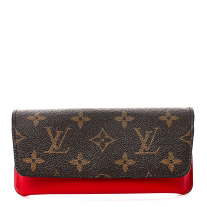 Louis Vuitton Monogram Woody Sunglass Case Rouge 1 of 9