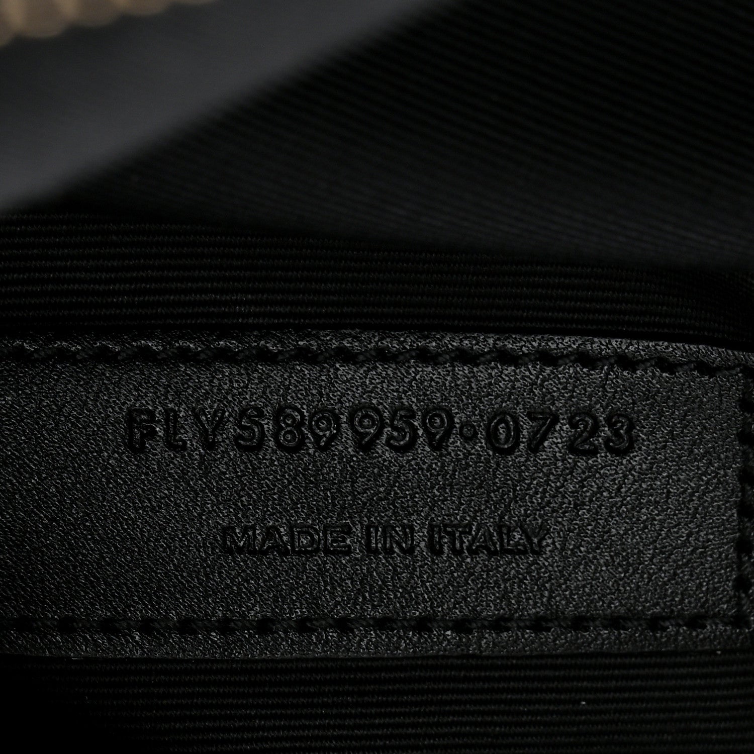 Saint Laurent Grain De Poudre Monogram Belt Bag Black 7 of 10