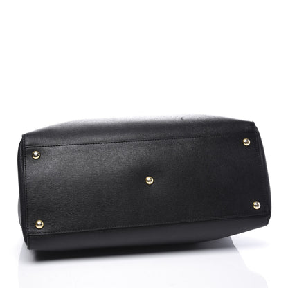Fendi Vitello Elite Regular 2Jours Tote Black 3 of 14