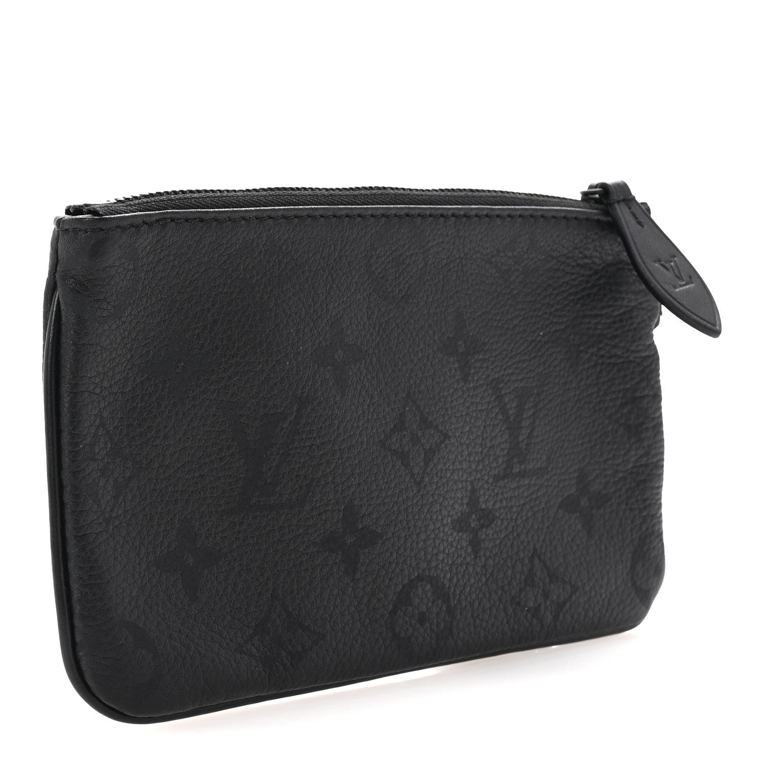 Louis Vuitton Calfskin Monogram Speedy P9 Bandouliere 30 Pochette Ultra Black 3 of 6