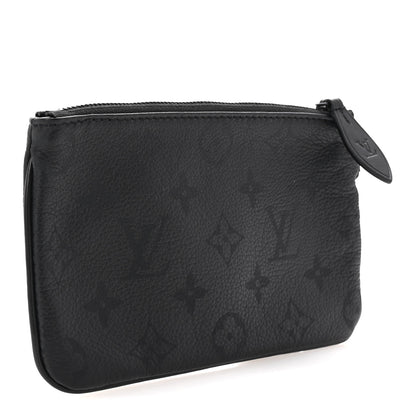 Louis Vuitton Calfskin Monogram Speedy P9 Bandouliere 30 Pochette Ultra Black 3 of 6