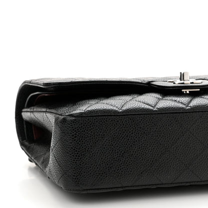 Chanel Caviar Quilted Medium Double Flap Black 8 of 9