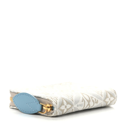 Louis Vuitton Jacquard Since 1854 Zippy Coin Purse Blue 4 of 7