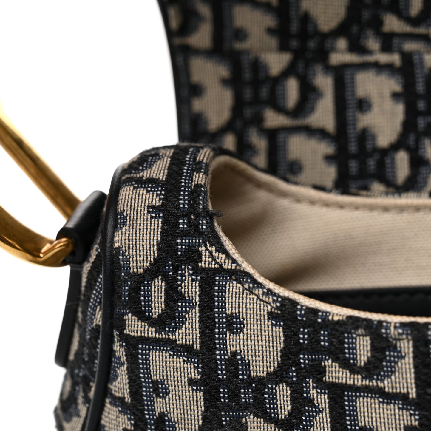 Oblique Saddle Bag Blue