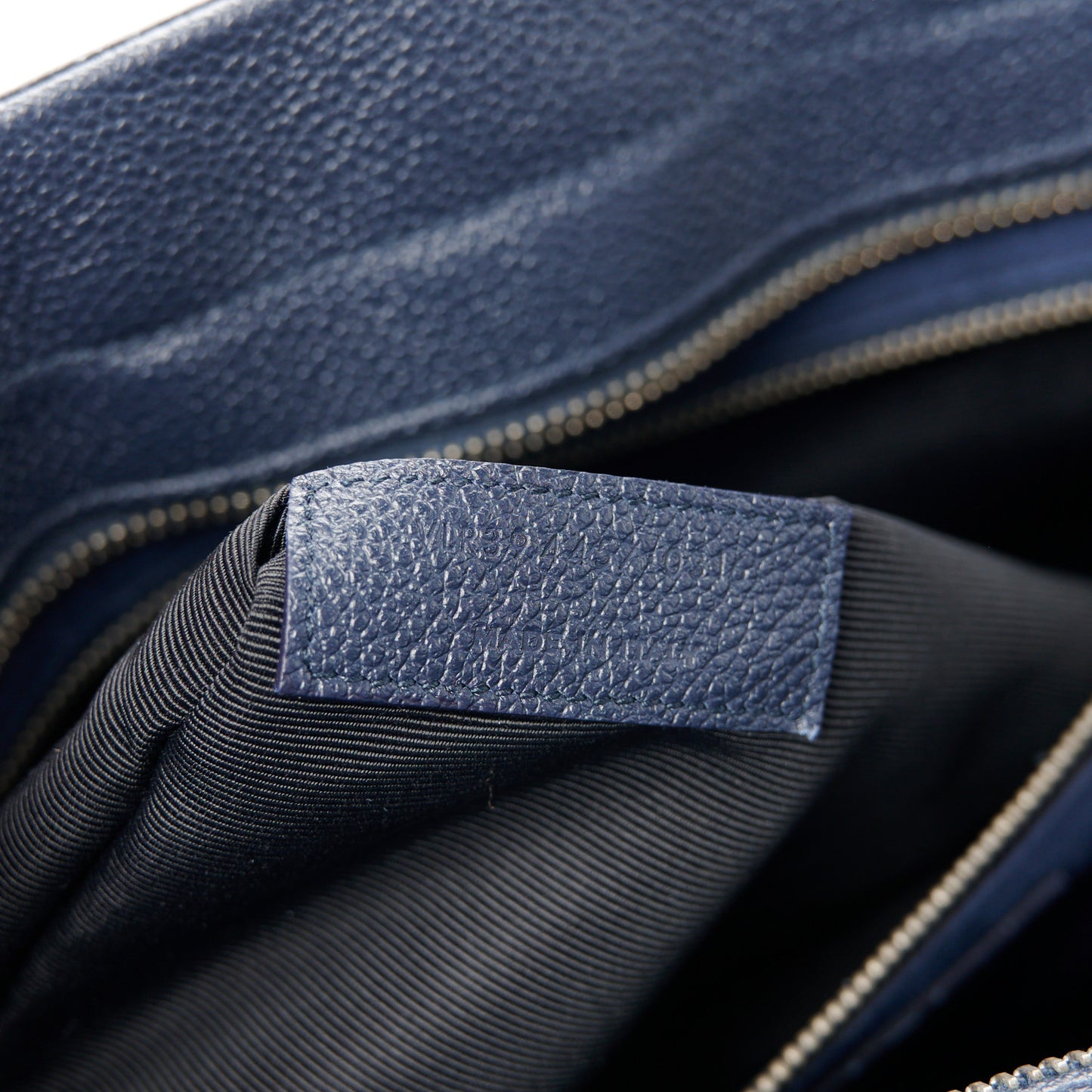 Calfskin Medium Rive Gauche Cabas Navy Blue