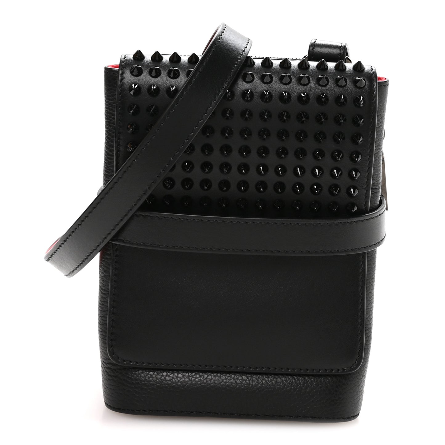 Calfskin Spikes Benech Reporter Black