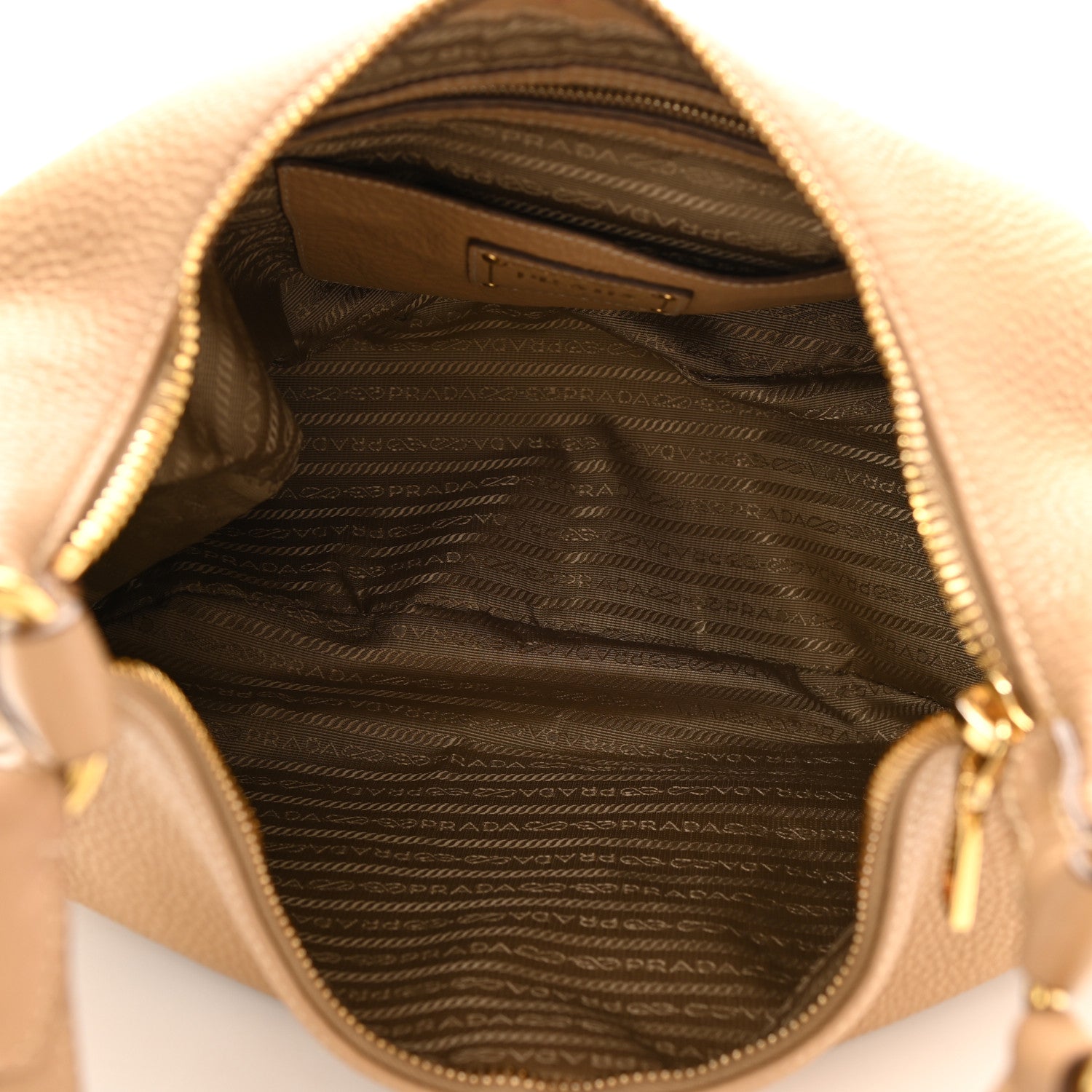 Prada Vitello Daino Hobo Sughero 4 of 10
