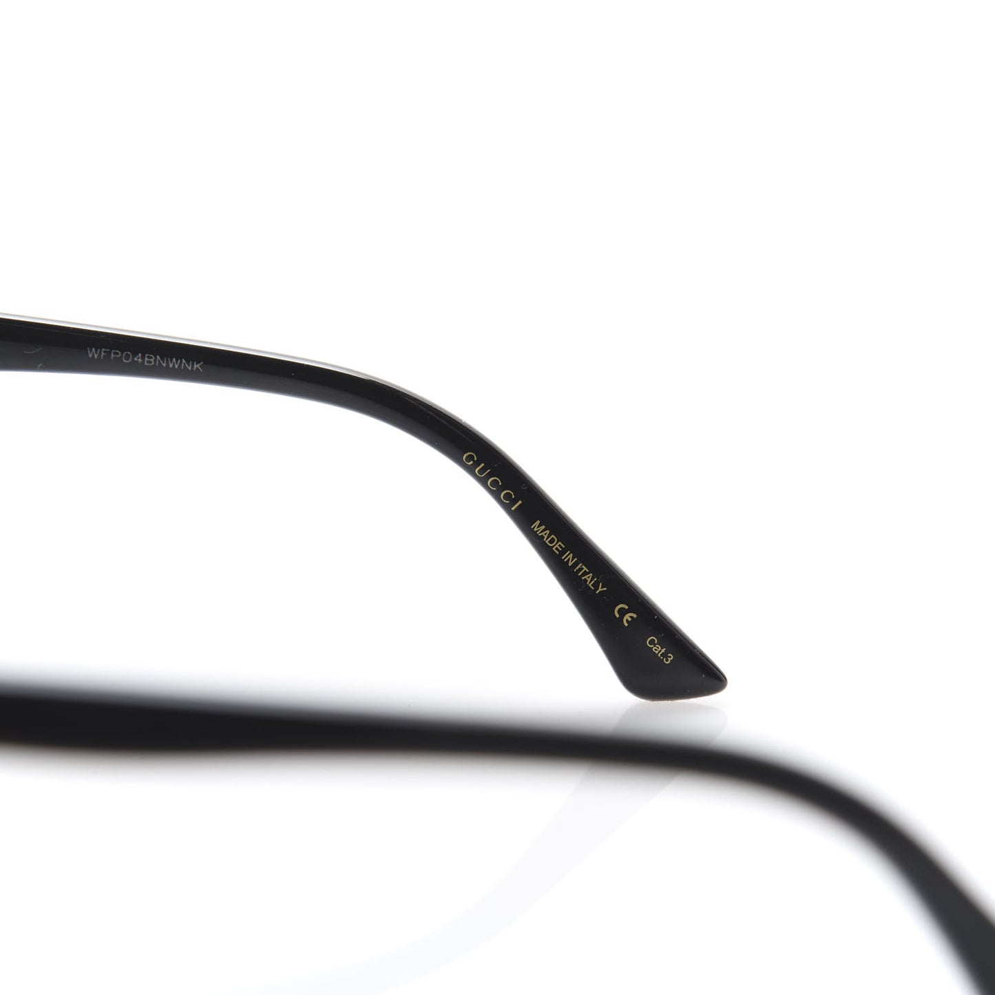 Acetate Round Eye Sunglasses GG0405SK Black