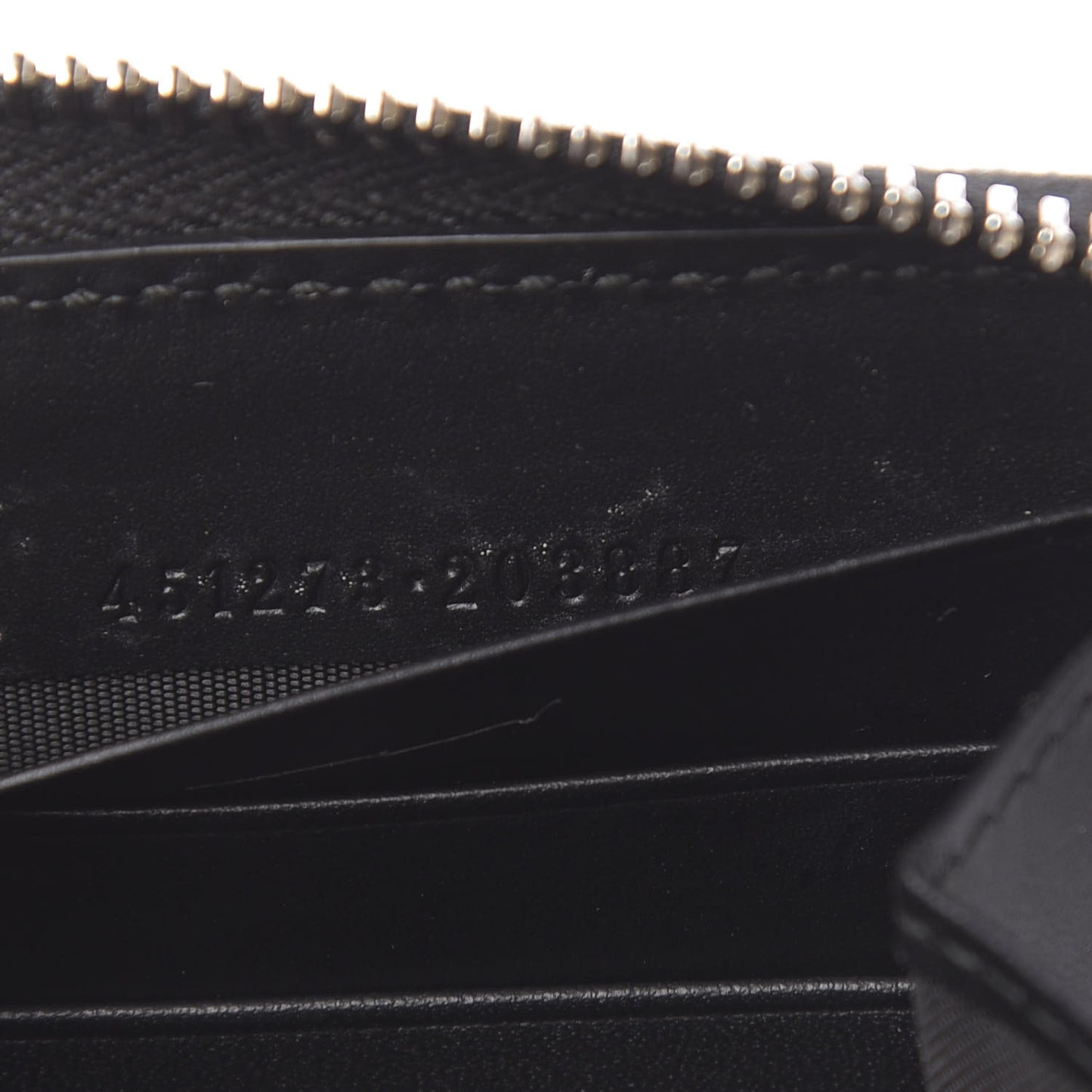 GG Supreme Monogram Angry Cat Zip Around Wallet