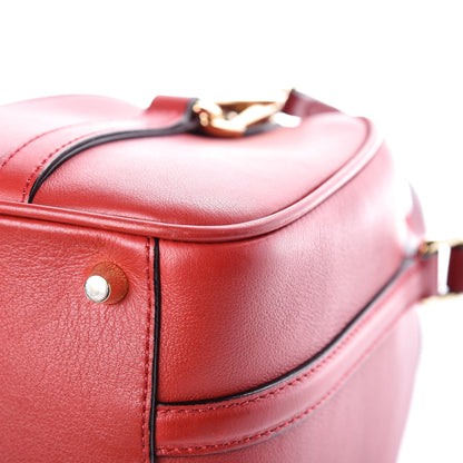 Burberry Soft Calfskin Small Alchester Bowling Bag Red 13 of 13
