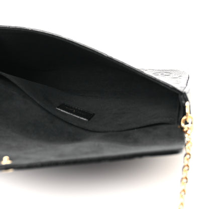 Louis Vuitton Empreinte Pochette Felicie Chain Wallet Black 6 of 13