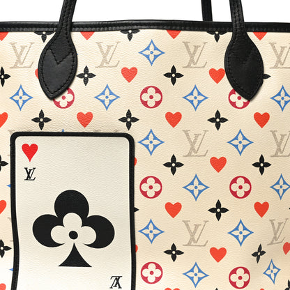 Louis Vuitton Game On Neverfull MM White 8 of 10