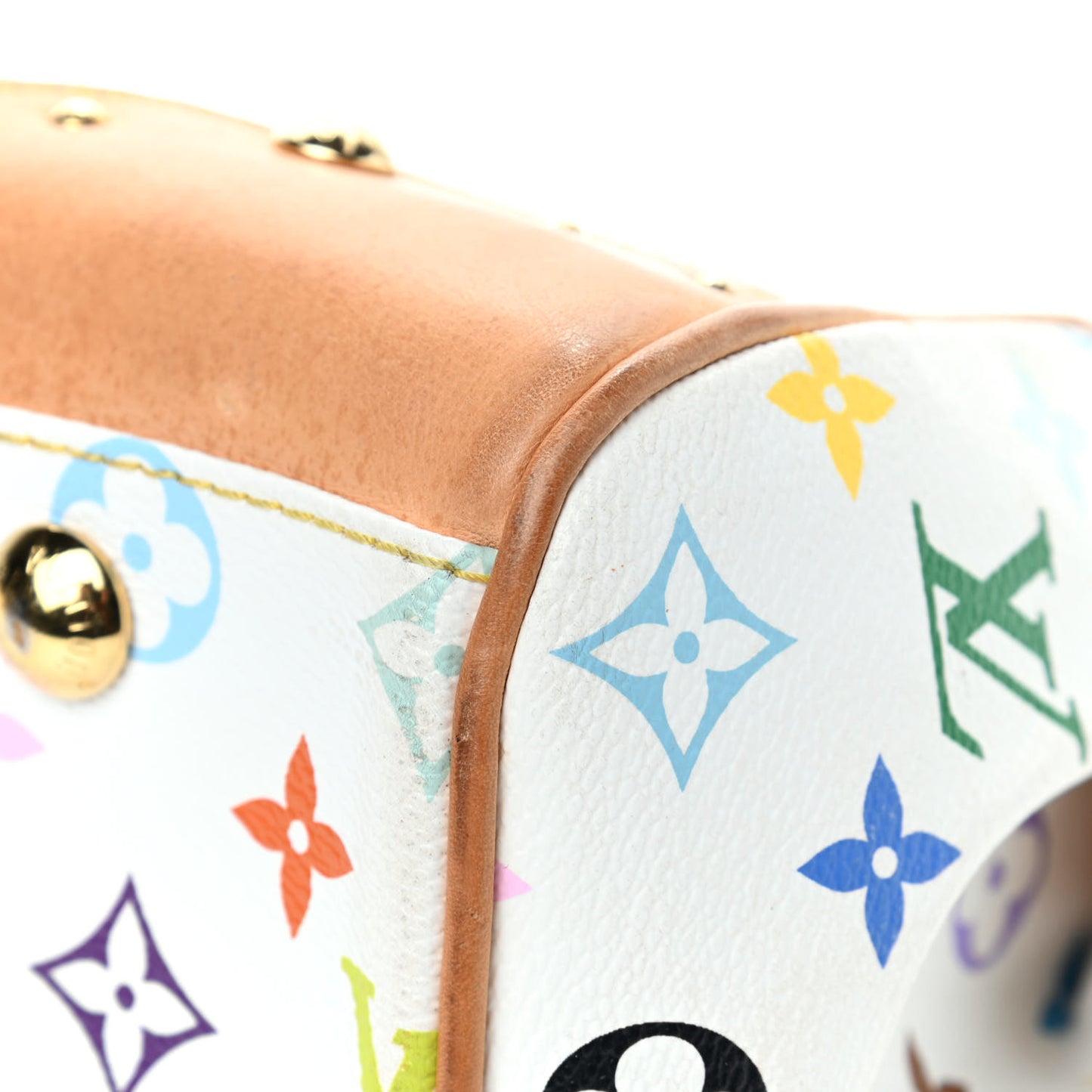 Monogram Multicolor Beverly MM White