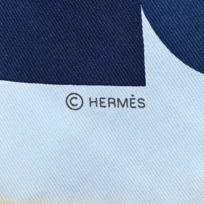 Hermes Silk Jeu d'Adresse Pocket Square 3 of 4