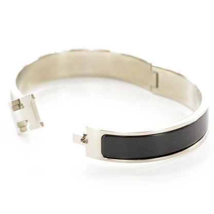 Hermes Enamel Narrow Clic Clac H Bracelet Black 5 of 6