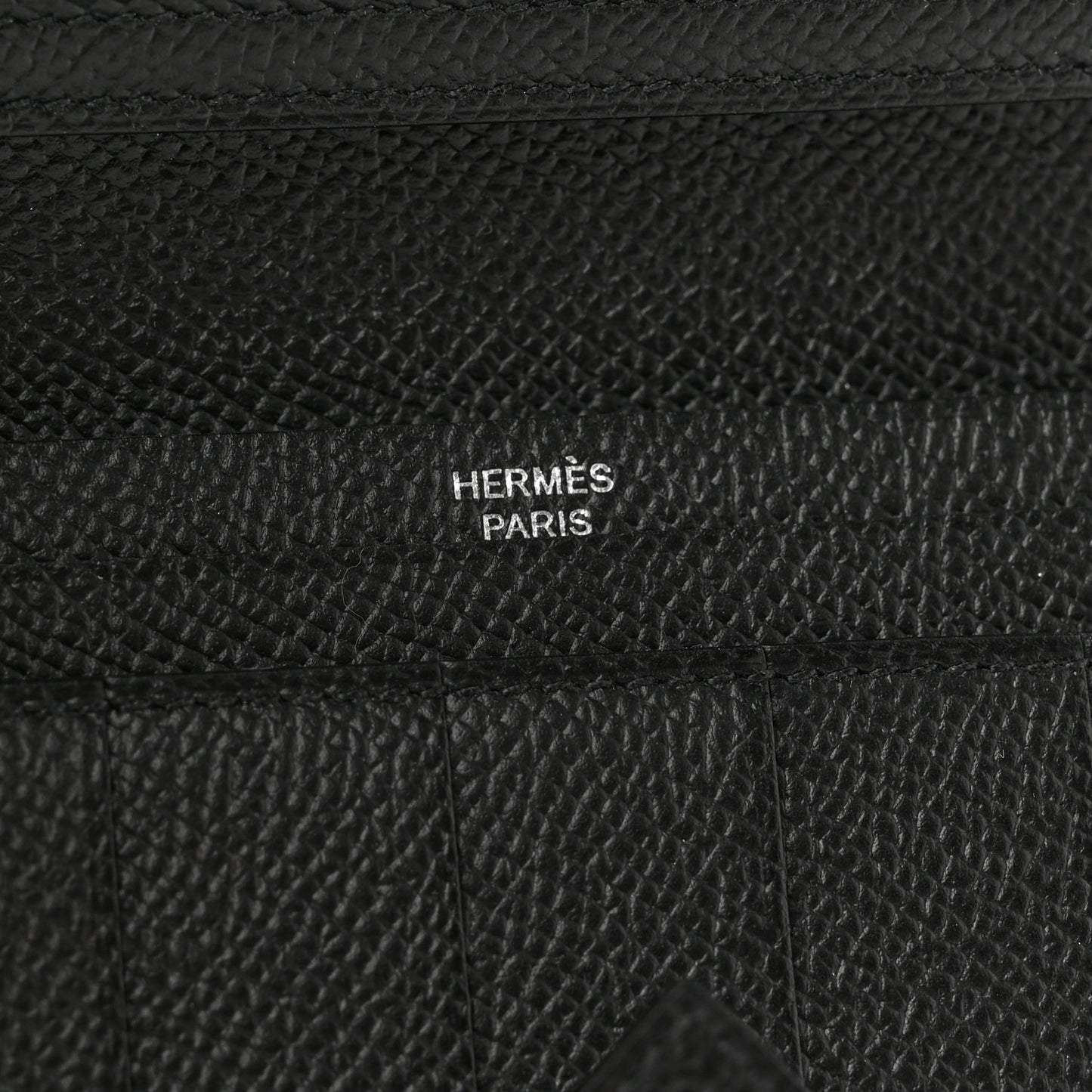 Epsom Monochrome Bearn Gusset Wallet Black