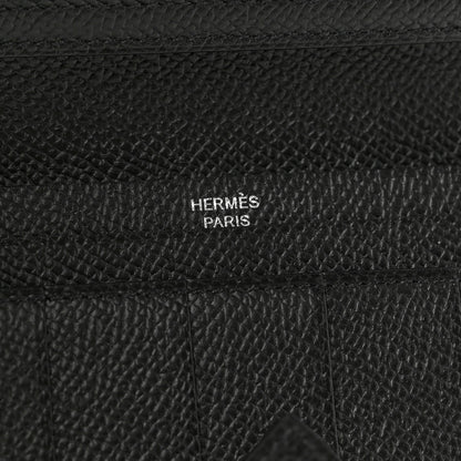 Hermes Epsom Monochrome Bearn Gusset Wallet Black 7 of 8