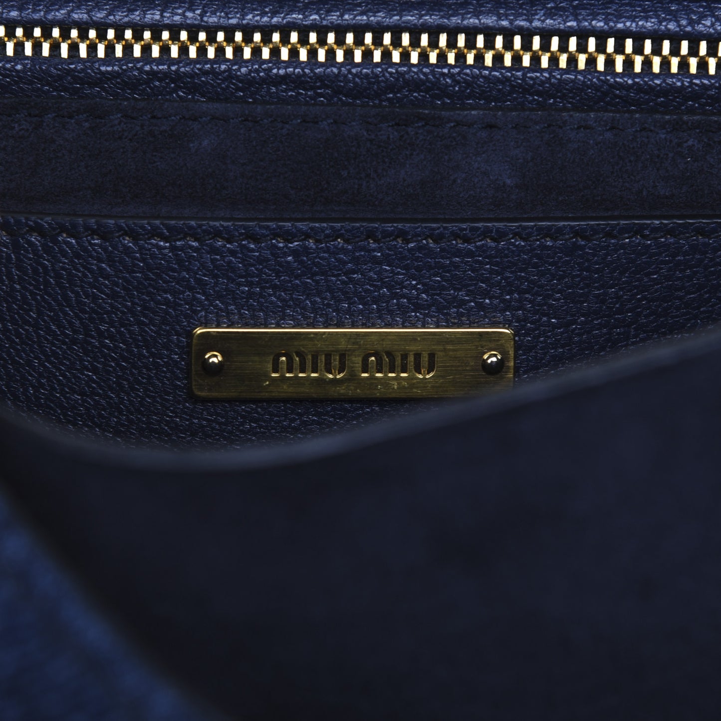 Denim Goatskin Bandoliera Madras Shoulder Bag Blue