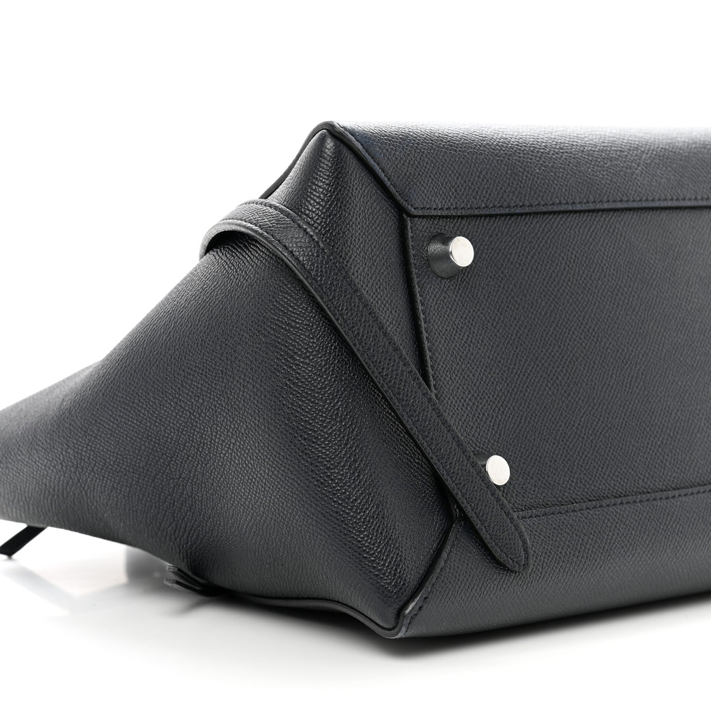Grained Calfskin Mini Belt Bag Black