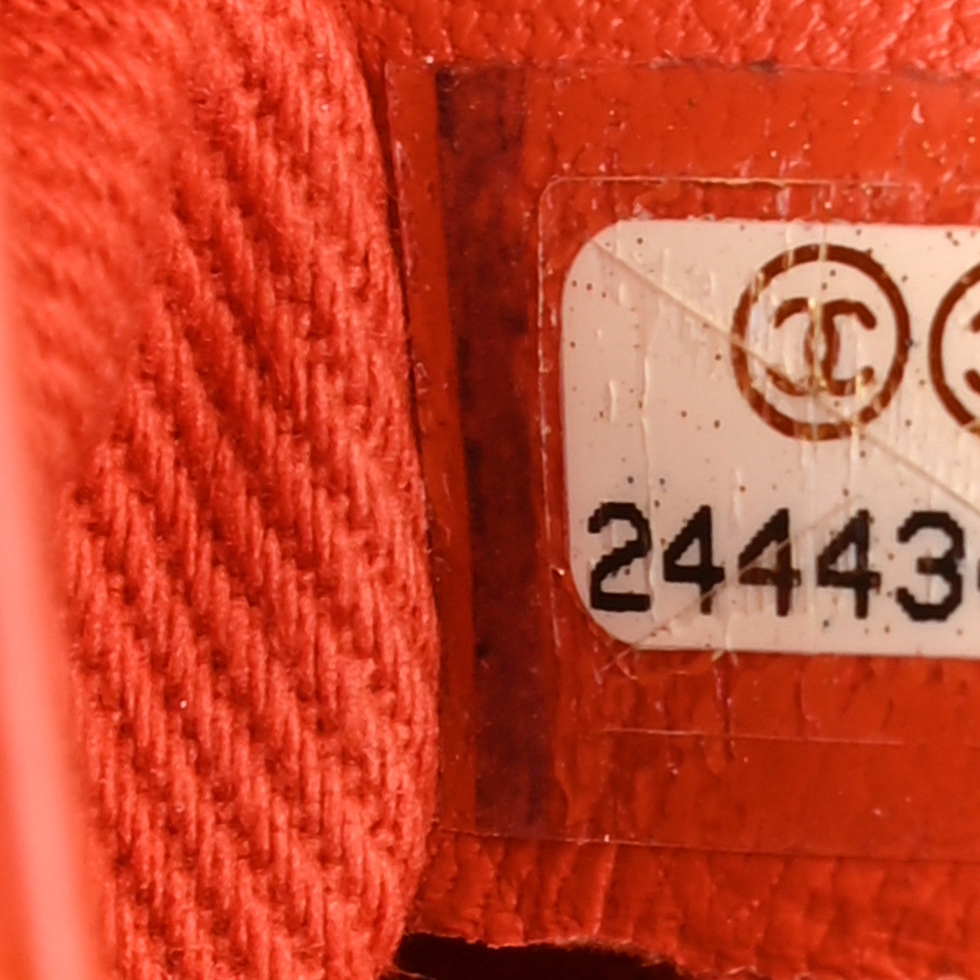 Chanel Calfskin Chevron Quilted Mini Coco Handle Flap Orange 7 of 10