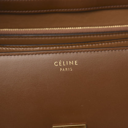 Celine Box Calfskin Medium Classic Box Flap Bag Camel 6 of 9