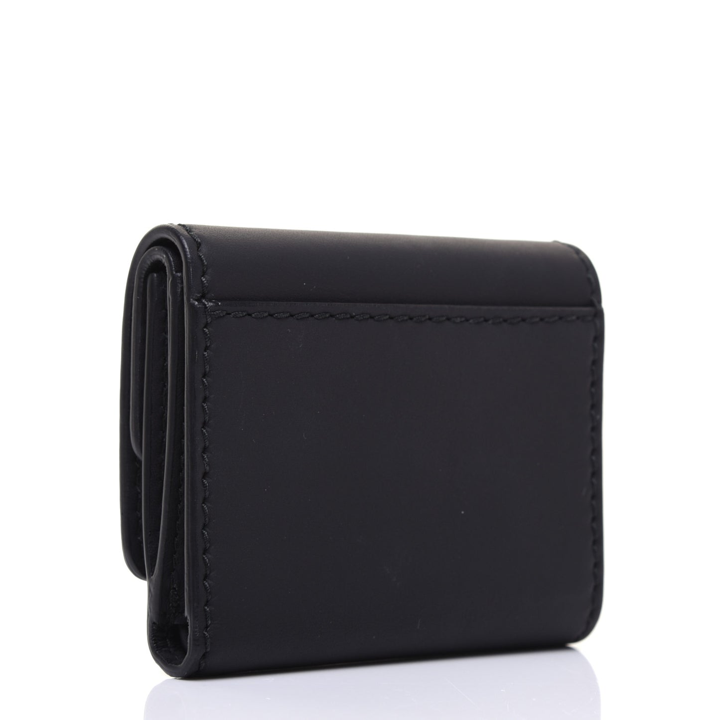 Ultra Matte Calfskin Medium Wallet Black