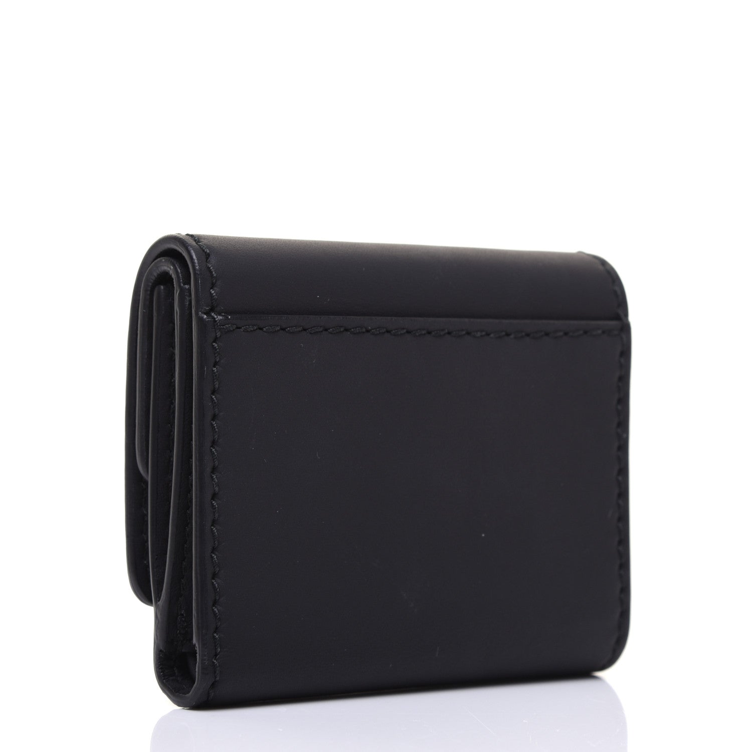 Christian Dior Ultra Matte Calfskin Medium Wallet Black 3 of 14