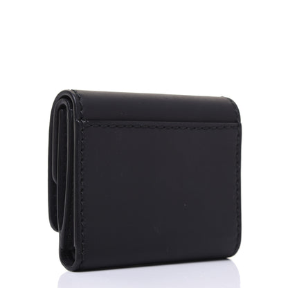 Christian Dior Ultra Matte Calfskin Medium Wallet Black 3 of 14