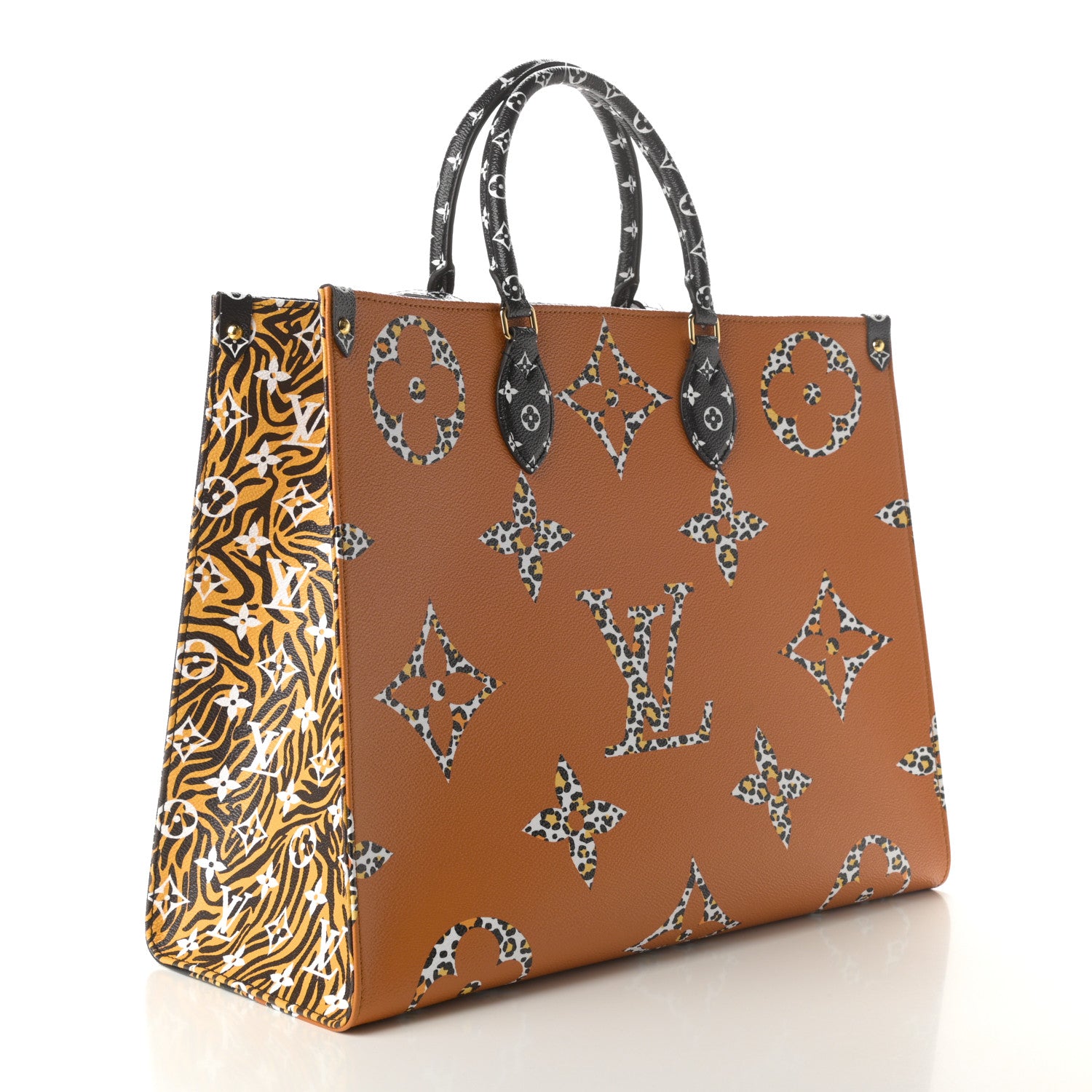 Louis Vuitton Monogram Giant Jungle Onthego GM Black 3 of 10