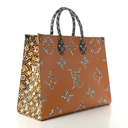 Louis Vuitton Monogram Giant Jungle Onthego GM Black 3 of 10
