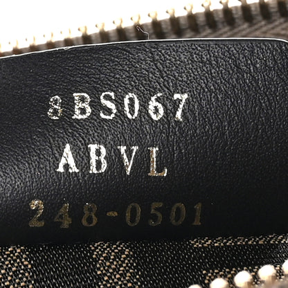 Fendi Vitello King Plexiglass Logo Embossed Mini By The Way Top Handle Boston Bag Tortora 7 of 11