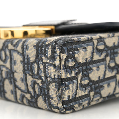 Christian Dior Oblique 30 Montaigne Box Bag Blue 10 of 11