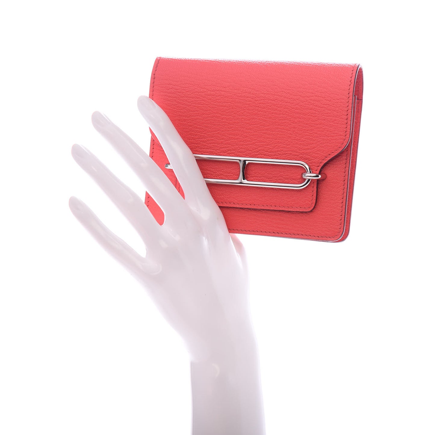 Chevre Mysore Roulis Slim Wallet Rose Texas