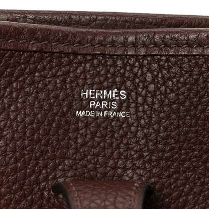 Hermes Taurillon Clemence Evelyne III PM Bordeaux 6 of 11