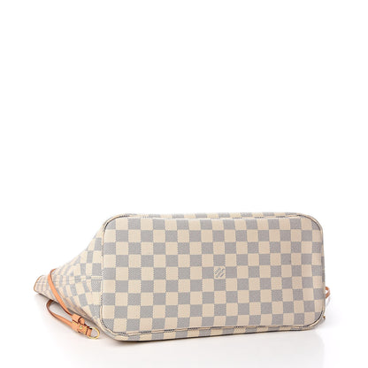 Louis Vuitton Damier Azur Neo Neverfull MM Rose Ballerine 5 of 16