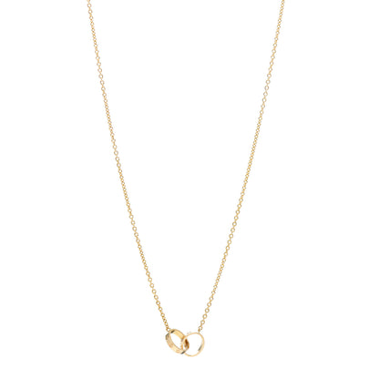 Cartier 18K Yellow Gold Interlocking LOVE Necklace 1 of 4