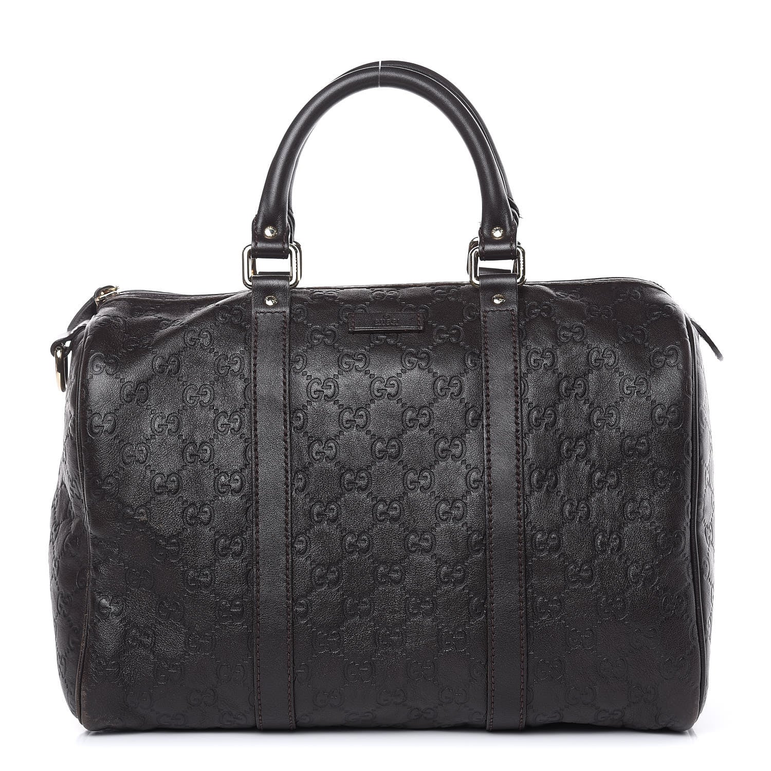 Gucci Guccissima Medium Joy Boston Dark Brown 1 of 19