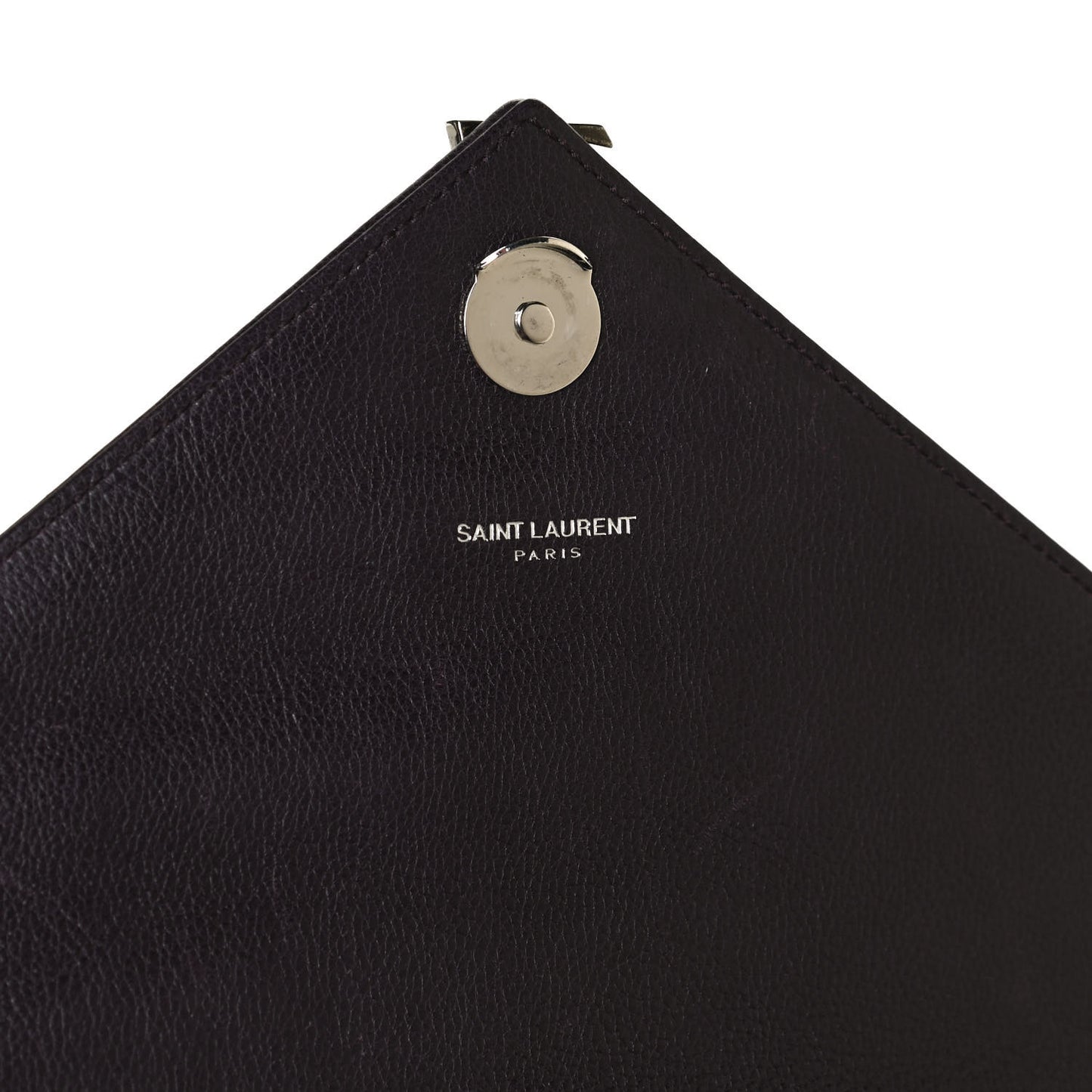 Sheepskin Matelasse Chevron Monogram Medium College Bag Amaranto