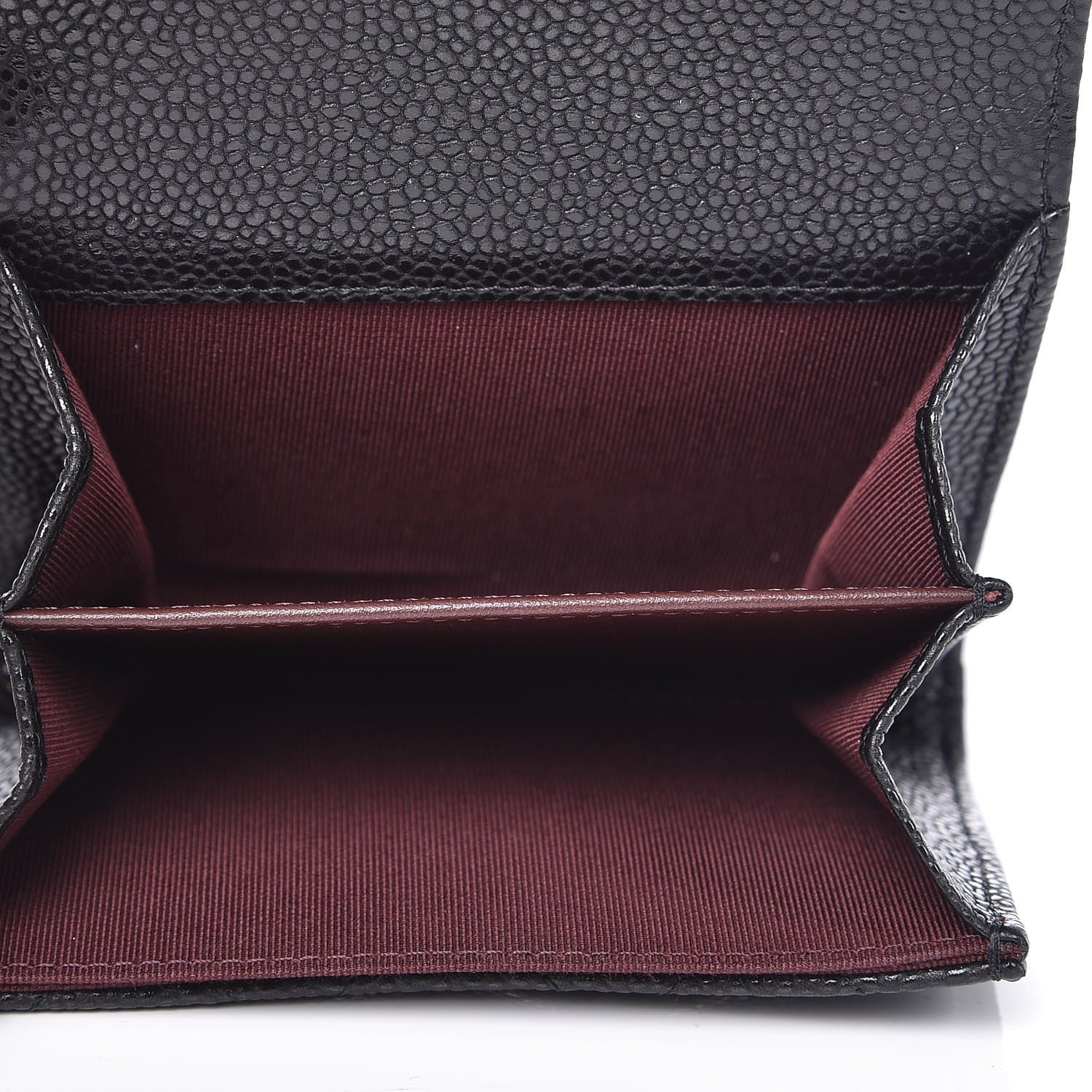 Chanel Caviar Quilted Flap Card Holder Wallet Black 5 of 8