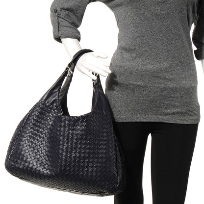 Bottega Veneta Nappa Intrecciato Large Campana Hobo Ink 2 of 7