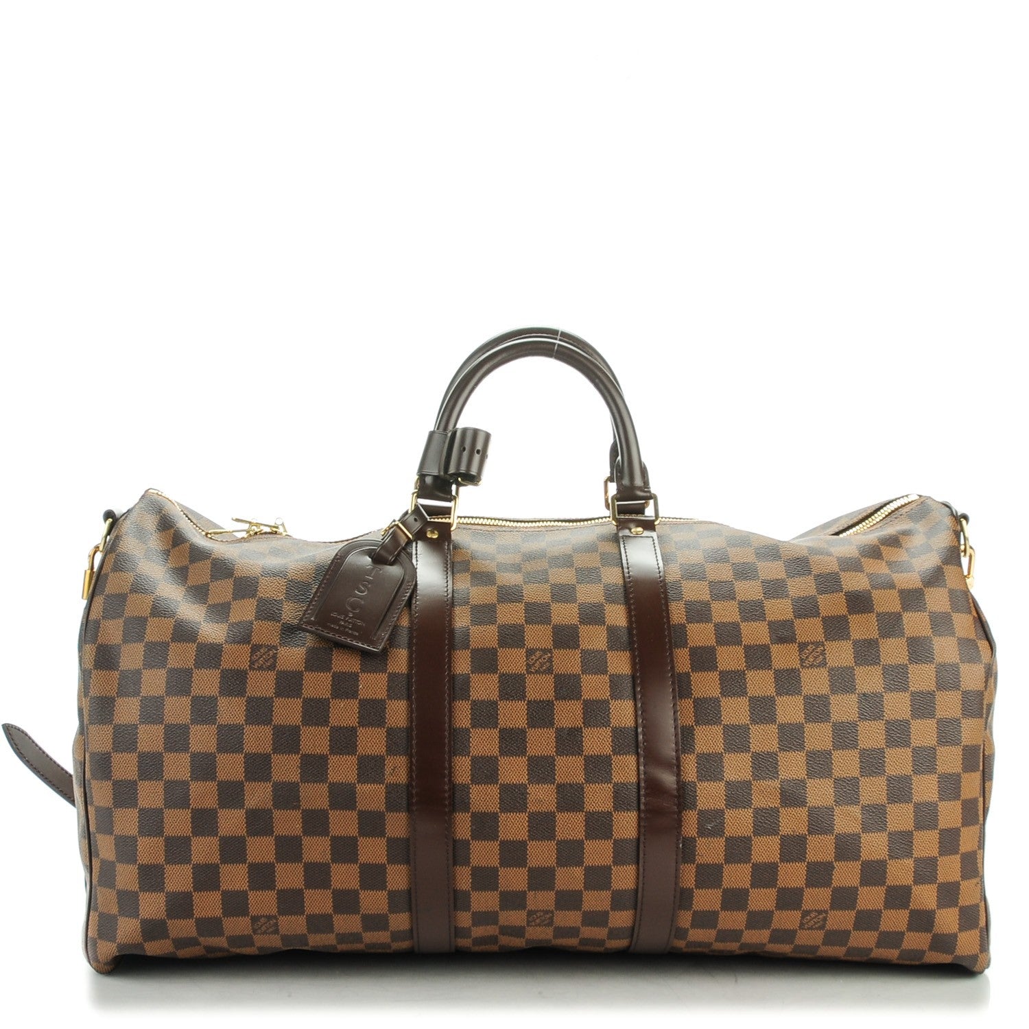 Louis Vuitton Damier Ebene Keepall Bandouliere 55 1 of 8