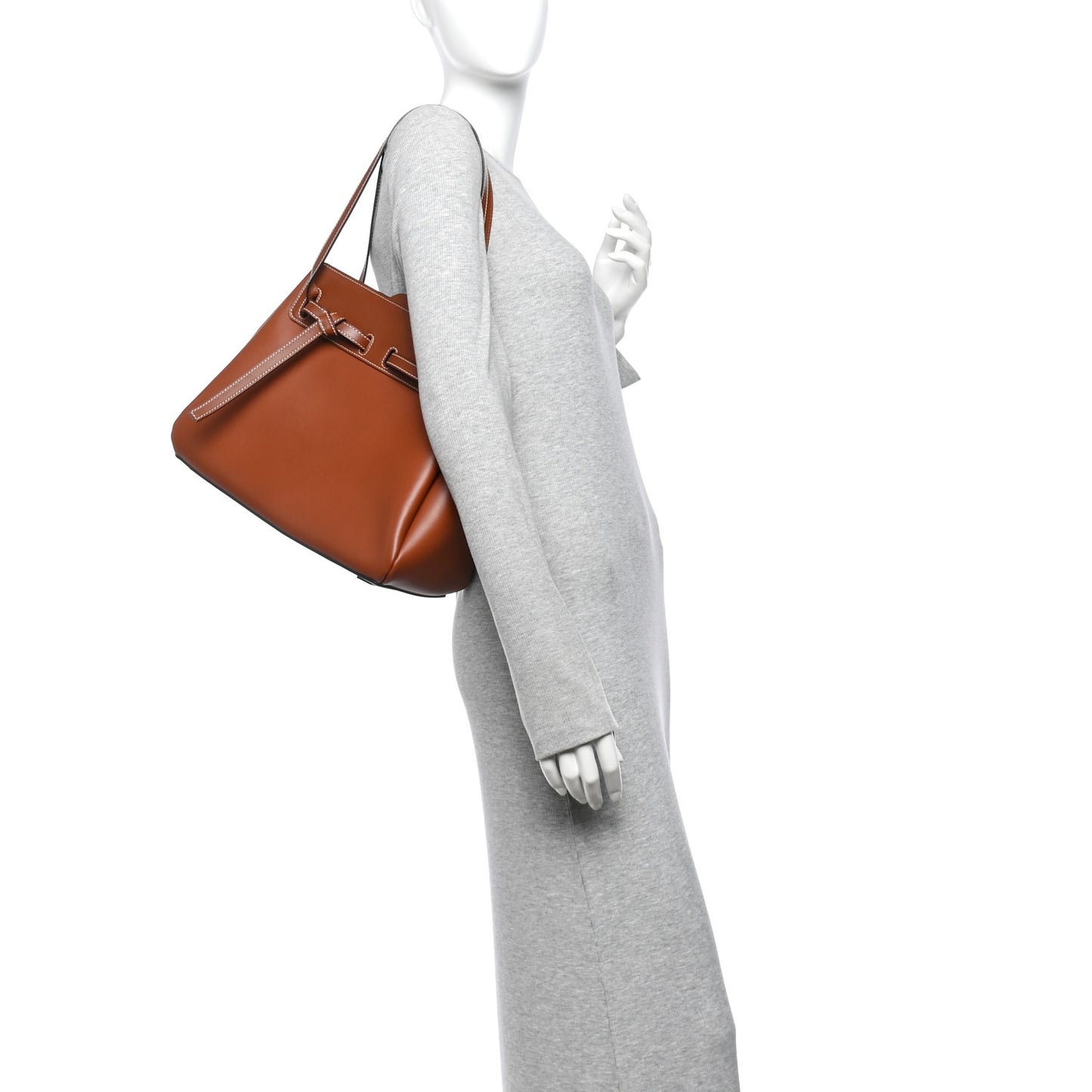 Boxcalf Lazo Tote Rust